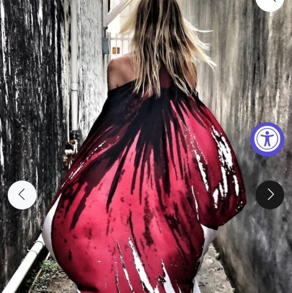 RAMONA LA RUE KAFTAN DRESS OS - Picture 3 of 5